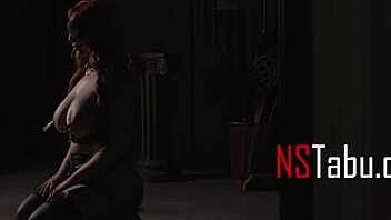 BOUND redhead SUBMITS to intense HARDCORE domination and ROUGH breeding on the BED