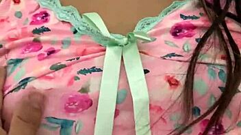 Caressing the Sweet Body of a Beautiful Latina