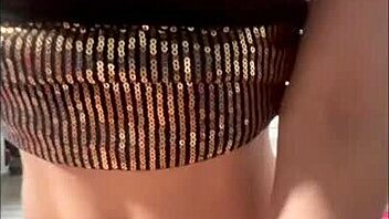 skinny latina beauty poses in costumes for her first amateur pov photoshoot in bedroom