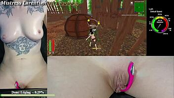 Playing Tropical Monster Girls Game On Stream