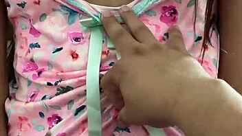 Caressing the Sweet Body of a Beautiful Latina