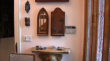 jordan fleiss turns 18 and enjoys shaved pussy riding big cock in fishnets