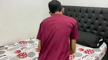 Seduced My Stepdad While He Was Mopping And Ended Up With Cum In Mouth