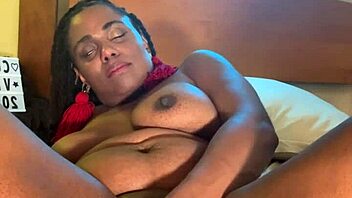 Big Black Tits - Ebony Fucks Herself