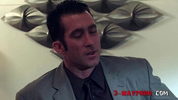 Madelyn Marie And Jennifer Dark Share Licking His Big Cock In 3some