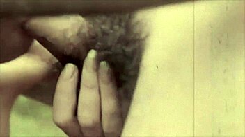 Vintage Hairy Pussy Gets Interracial Fucking Action