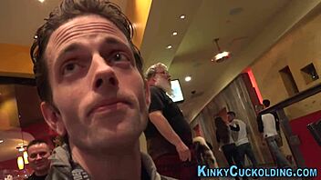 Domina cuckolds for cum