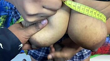 Indian Man Enjoys Intimate Moment With Sexy Passive Girl