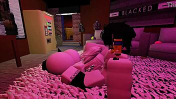 Horny fan pounds away in intense fucking session on the bed with wild moans.