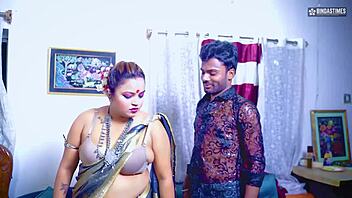 horny bbw milf craves sucking and fucking her servant's huge cock alone at home hindi audio