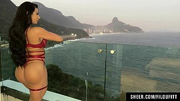 i take rough anal penetration to my big ass as brazilian slut gagging wet