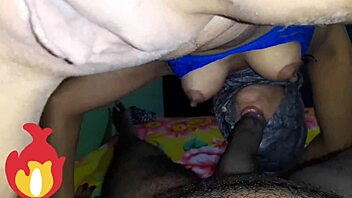 Masked curvy Colombian babe surprises with intense blowjob before getting pounded doggystyle on all fours.