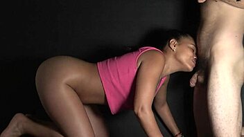 oh man, this blowjob starts with gagging and saliva dripping everywhere, but then it turns into rough doggystyle ending in a massive creampie!