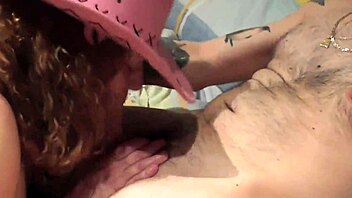 Cowgirl Blowjob With Sensual Riding And Cum In Mouth