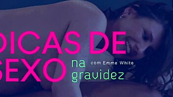 Emme White shows how to get pleasure during pregnancy with Loupan - wow!