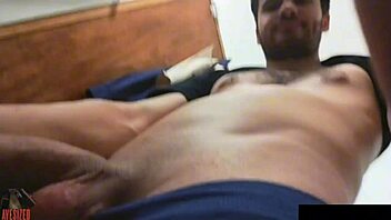 Sexy times with skinny amateur masturbating huge cock until cum!
