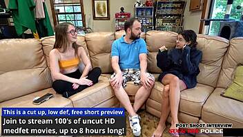 Blackmail Continues With Petite Blonde Miraa Monroe Deepthroat Gagging And Ball Licking