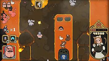 Oh my god, Buttknight hentai game ep 1 has this maid getting creampied by a huge cock!