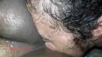 the massage session featured a deepthroat approach with hairy ass elements for relaxation