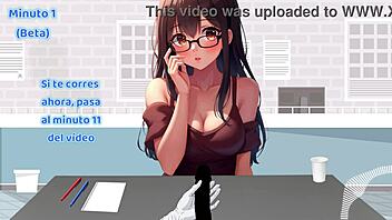 Bold cfnm femdom test for beta subs in Spanish joi asmr