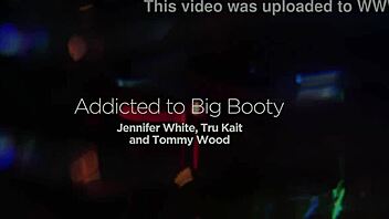 Join the fun with Jennifer White and Tru Kait showcasing massive curves in an epic group adventure