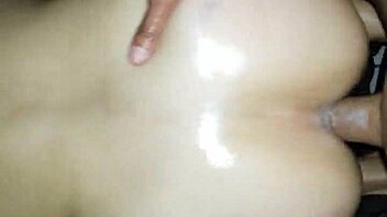 amateur couple tries pov anal with big ass wife in dirty talk session. monster cock leads to homemade creampie explosion.