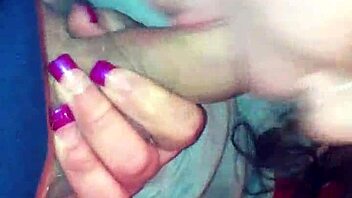 Teen slut eagerly sucks and swallows every drop 😏