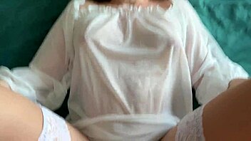 Woman Got Stuck In Bed With Anal Plug In Ass - Cum Inside - Arisha Mills!