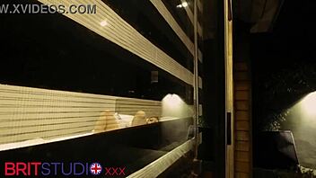 You WATCH as your NEIGHBOR indulges in solo MASTURBATION