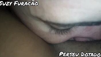 Fudendo na pele com marido Perseu Dotado - intense bbw anal with brunette cumshot and monster cock.