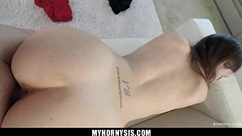 i catch my stepbrother watching while i fuck a dildo in the shower