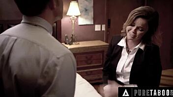 Pure Taboo Creepy Pervert Lures Desperate Estate Agent Dillion Harper Into Rough Sex For House Sale.