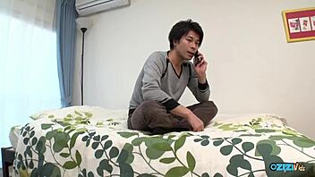 why is this asian hottie screaming so loud from her hairy twat getting creampied?