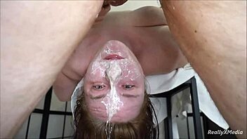 Extreme Deepthroat Puke Upside Down Facefuck Vomit Redhead Slut Susan