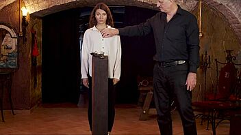 Preparing her for whip, oh god it's intense