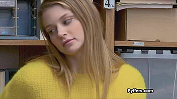 Big Tit Russian Shoplifter Gets Caught on Hidden Cam and Fucked Hard in the Shop Reality Scene