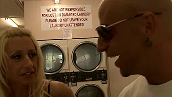 reagan eagerly jumps on barry scott's massive hard cock