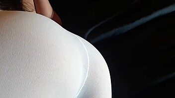 i love showing off my huge firm butt in white nylons and stilettos