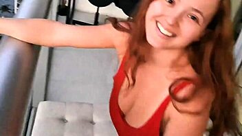 Big natural boobs redhead skips yacht for skinny blonde adventure with Red Eviee and Kyle Stroker.