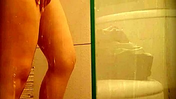 Can you believe this sexy Spanish promoter Milet is shaving her wet pussy on real spy cam?