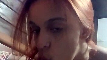 he starts by gently sucking on the cock. then he swallows the warm cum load.