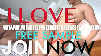 nicole valentine dives into her first lesbian scene with ebony babe using strapon on big ass and tits