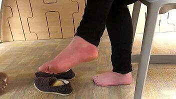 Watch Out For These Candid Feet In Fetish Action!