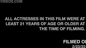 nicole valentine dives into her first lesbian scene with ebony babe using strapon on big ass and tits