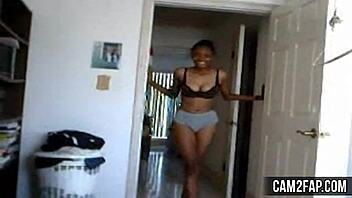 i'm like, this young horny ebony teen's pussy is totally free for viewing, ya know?