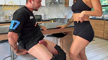 unbelievable first time anal with a curvy milf who turned out to be my wife's close friend - salome gil