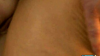 Wearing fishnet stockings in a massage session gets her client's big cock rock hard