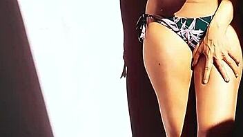 Bronzed French Amateur Intense Anal Fuck In Swimsuit With Dirty Talk And JOI