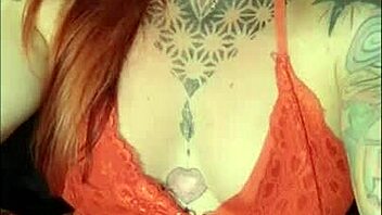 Redhead beauty teases on web with full sensuality in shower