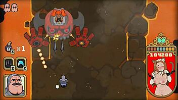 Oh my god, Buttknight hentai game ep 1 has this maid getting creampied by a huge cock!